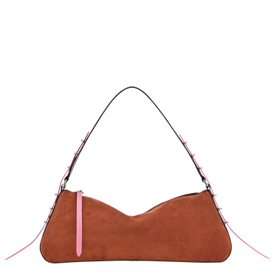 Re-Play S Shoulder bag , Mocha - Leather