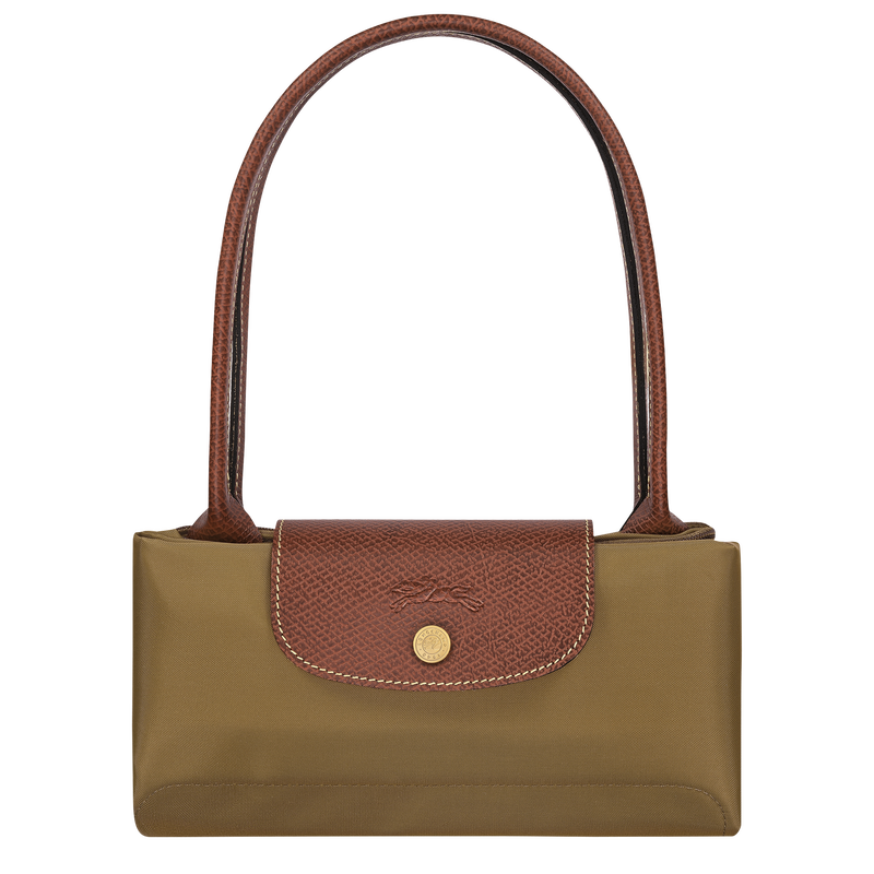 Le Pliage Original M Tote bag , Olive - Recycled canvas  - View 6 of  6