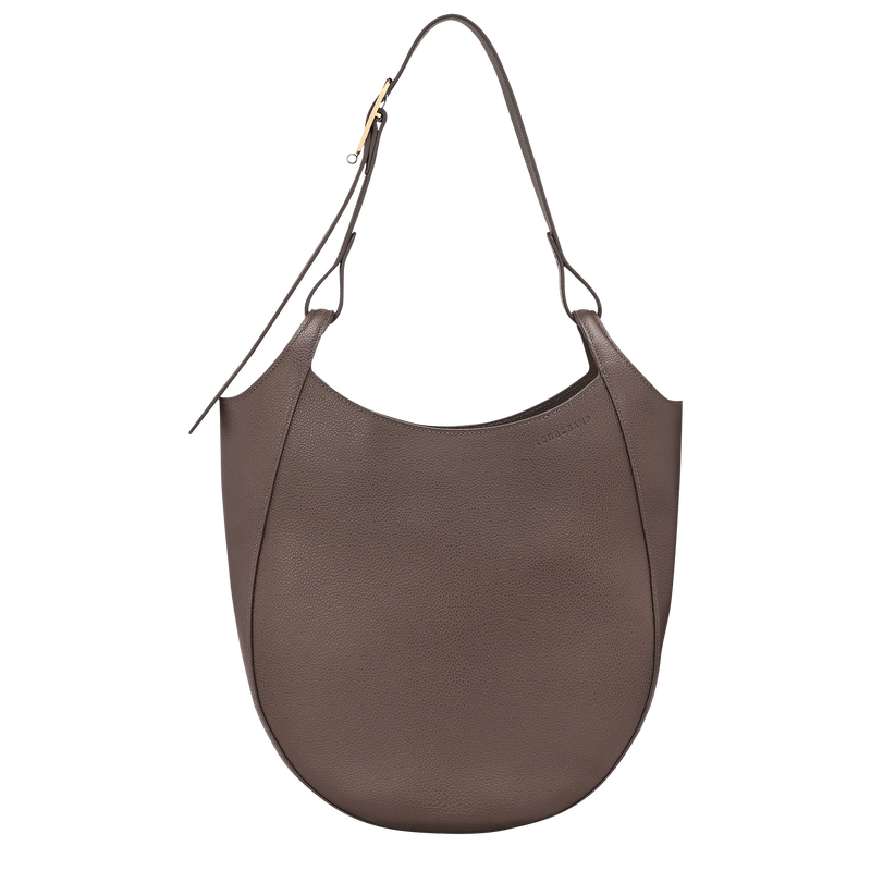 Le Foulonn&eacute; L Hobo bag , Taupe - Leather  - View 1 of  6