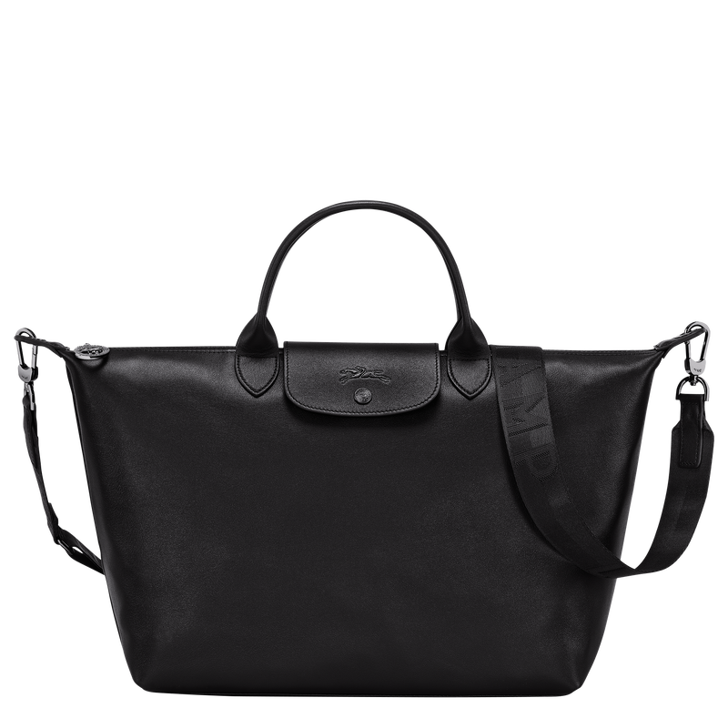 Le Pliage Xtra L Handbag Black Leather Longchamp TH