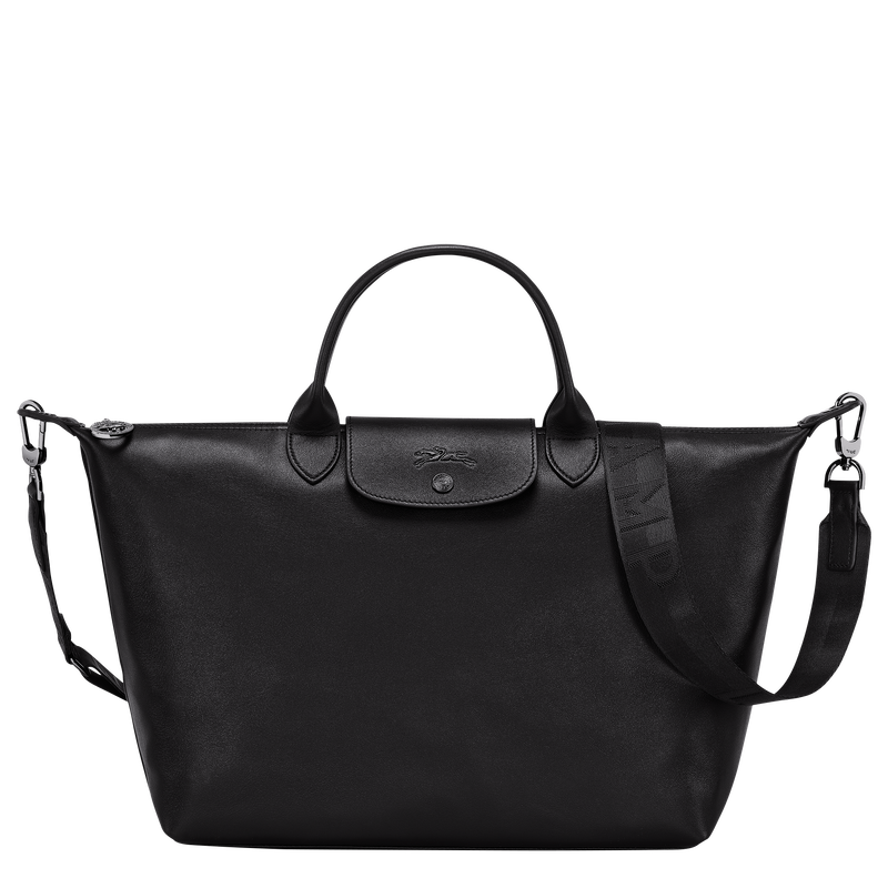 Le Pliage Xtra L Handbag Black - Leather (10201987001) | Longchamp TH