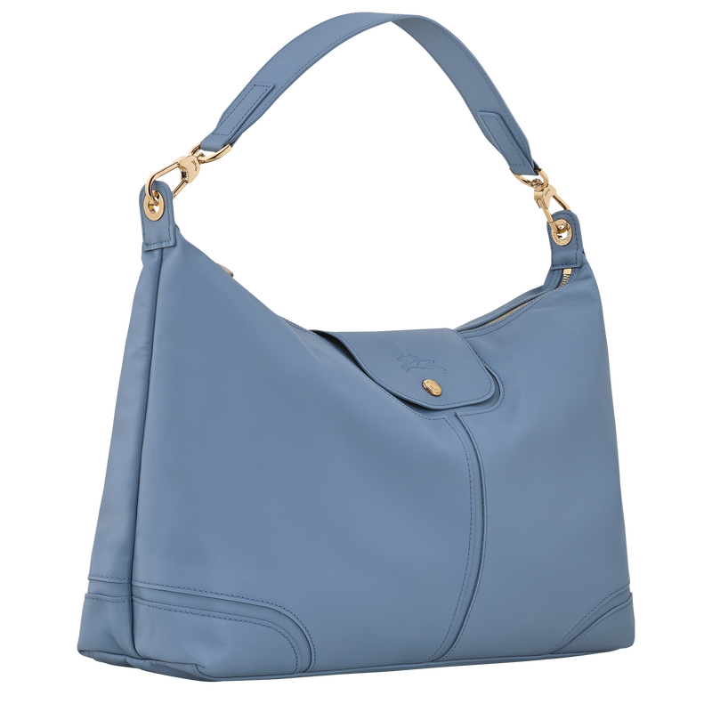 Le Pliage Xtra XL Shoulder bag , Slate - Leather  - View 3 of  5