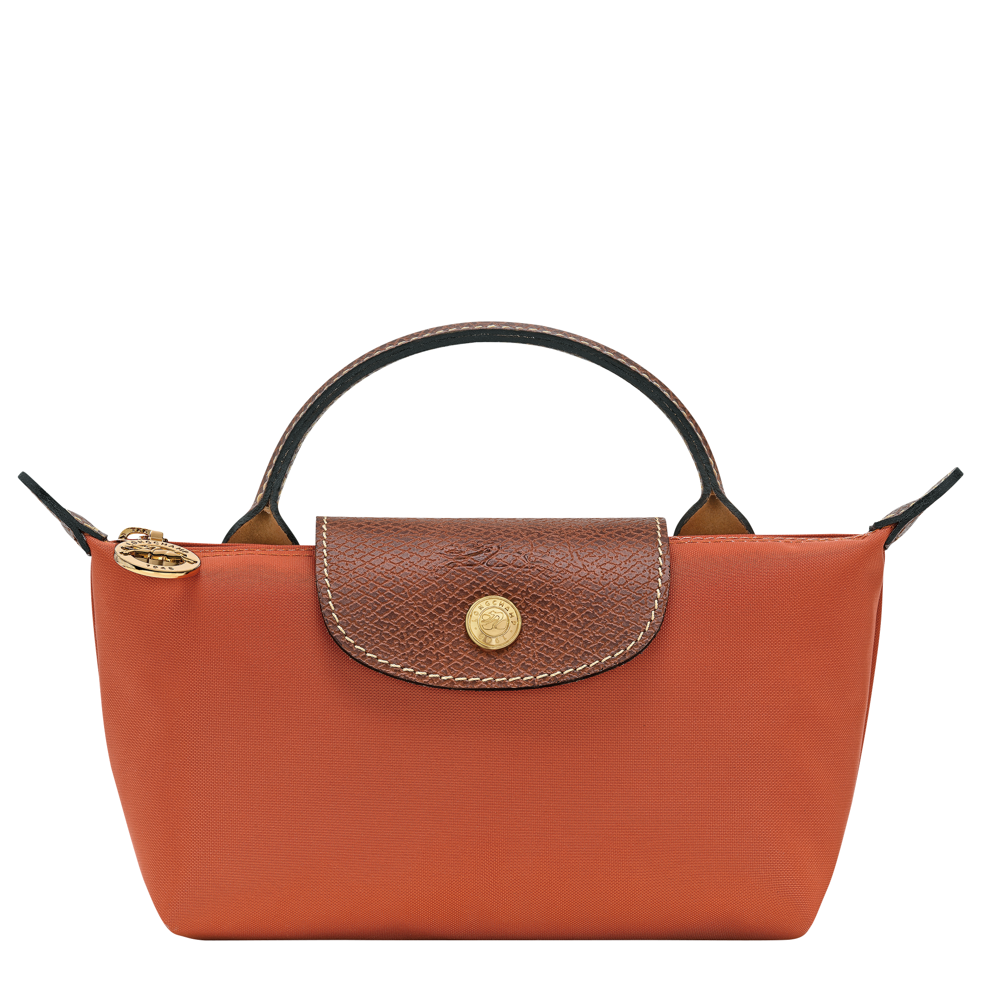 Pouch with handle, Brick - View 1 of
6 - zoom in Le Pliage Original Pouch with handle, Brick