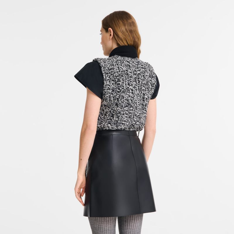 Skirt , Black - Leather  - View 5 of  5