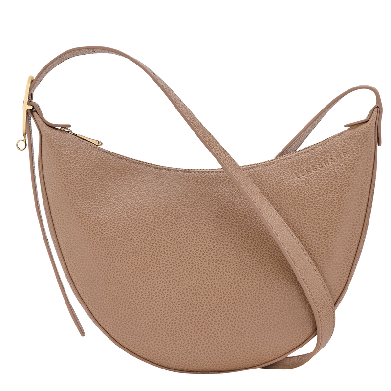 Le Foulonn&eacute; S Crossbody bag , Biscuit - Leather  - View 1 of  5