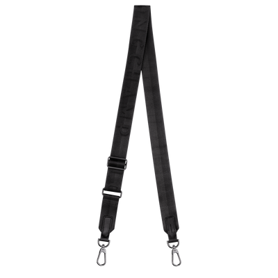 Le Pliage Xtra Shoulder strap , Black - Canvas
