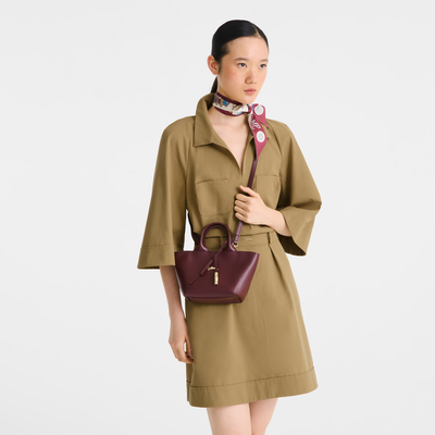 Le Roseau , Burgundy - Leather