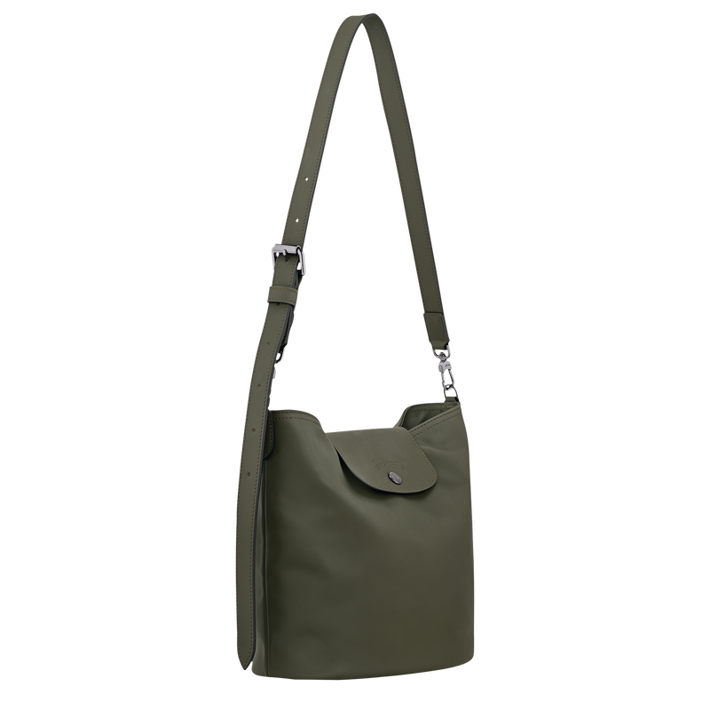 Le Pliage Xtra M Shoulder bag , Fir - Leather  - View 3 of  6