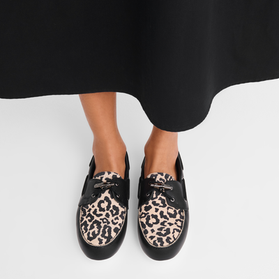 Loafer, Black/Beige
