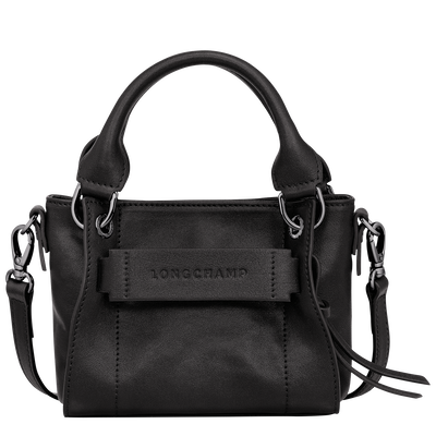 Longchamp 3D XS Handbag , Black - Leather