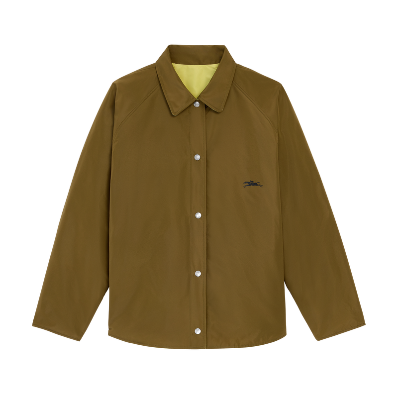 Padded blouson , Olive/Lime - Techno taffeta  - View 3 of  9