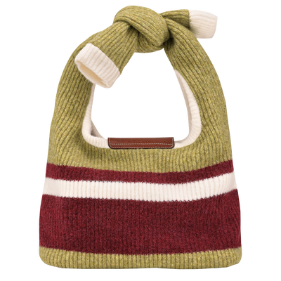 Le Pliage Collection Shoulder bag M, Pistachio/Burgundy