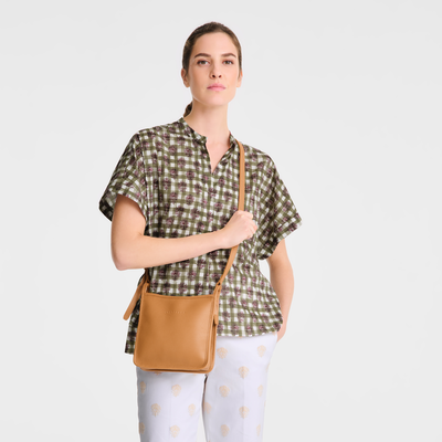 Le Foulonné Crossbody bag S, Walnut