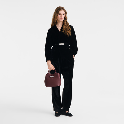 Le Roseau Handbag S, Burgundy