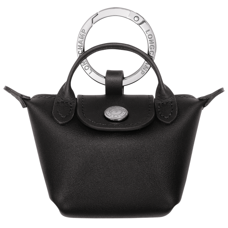 Le Pliage Xtra Key ring , Black - Leather  - View 1 of  1