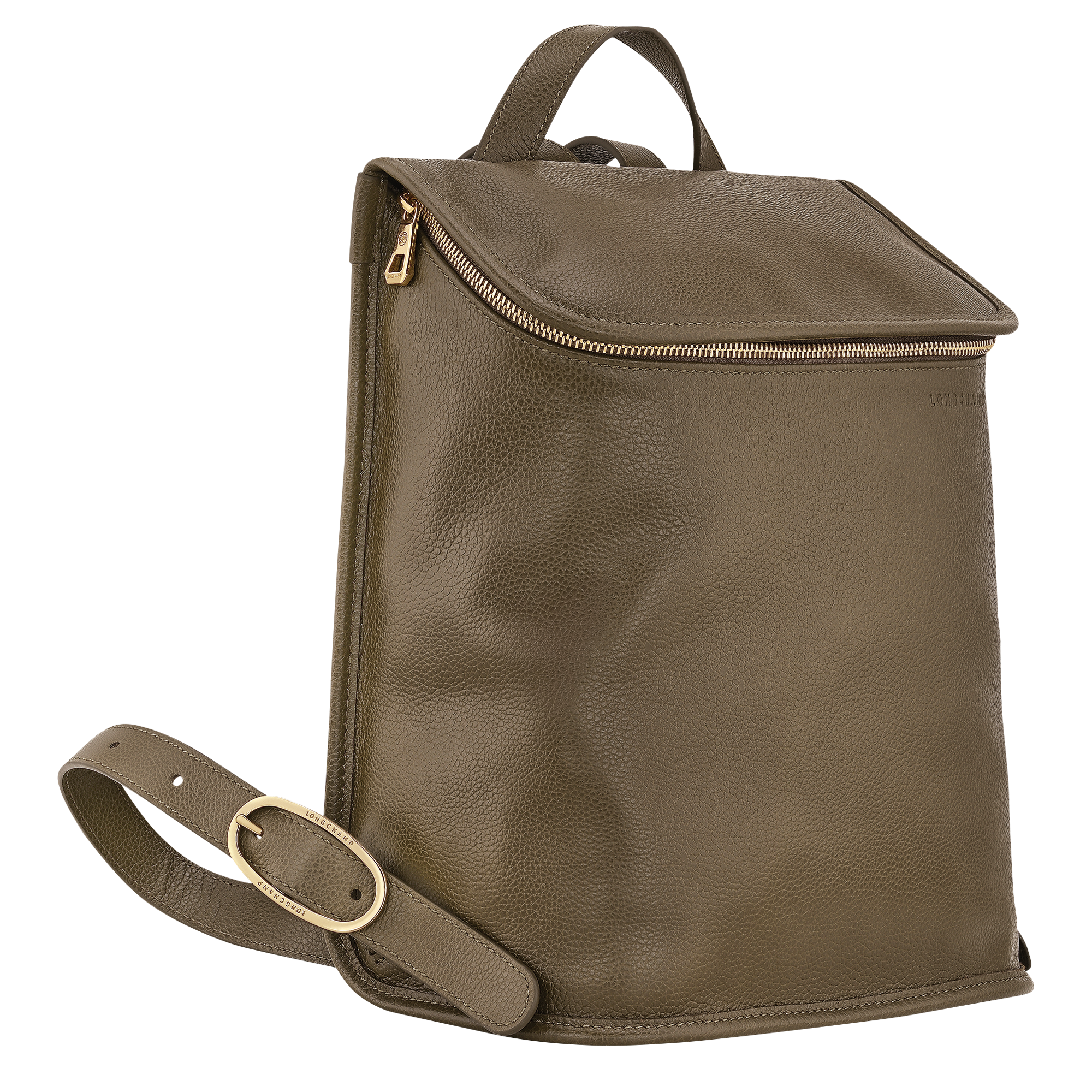 Backpack M, Caper - View 3 of
6 - zoom in Le Foulonné Backpack M, Caper