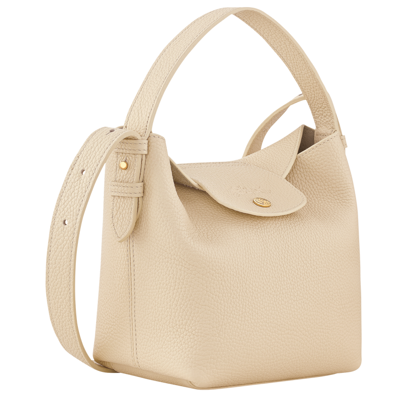 Le Cadence S Bucket bag , Vanilla - Leather  - View 3 of  6