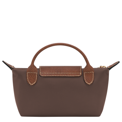 Le Pliage Original Pouch with handle, Mocha