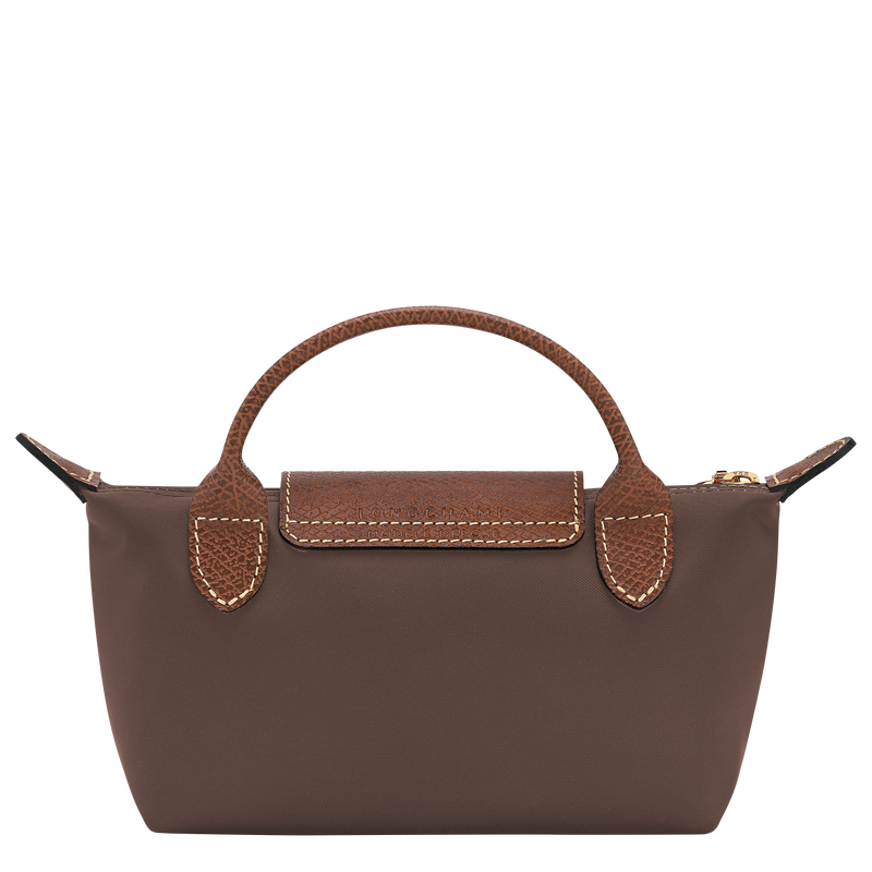 Le Pliage Original Pouch with handle , Mocha - Recycled canvas  - View 3 of  5