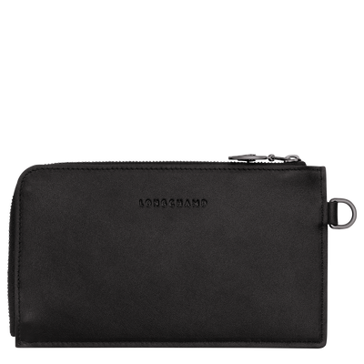 Le Pliage Xtra Pouch , Black - Leather