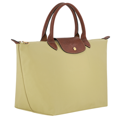Le Pliage Original M Handbag , Pistachio - Recycled canvas