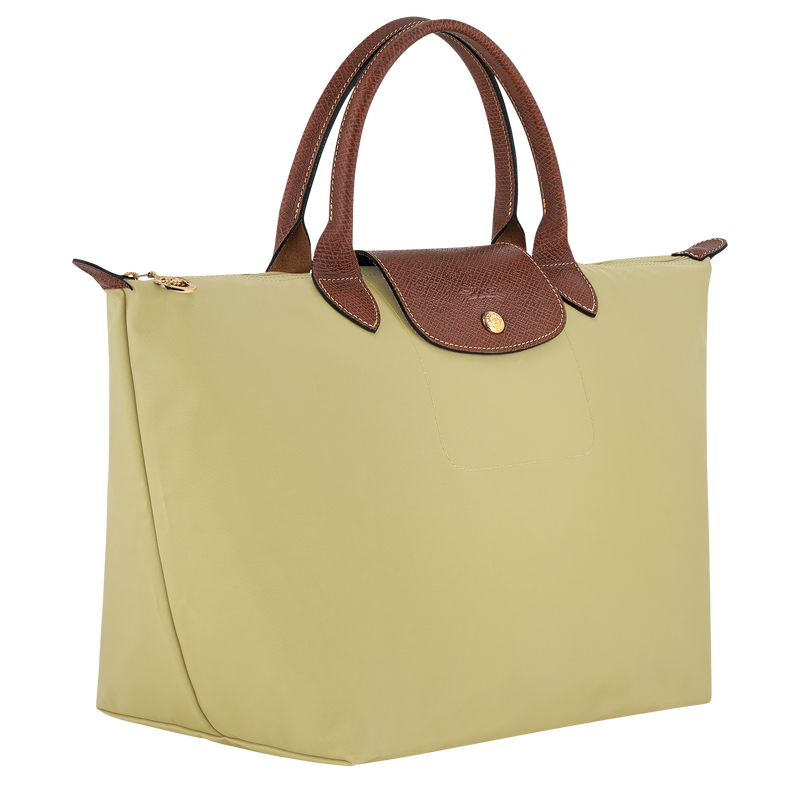 Le Pliage Original M Handbag , Pistachio - Recycled canvas  - View 2 of  6