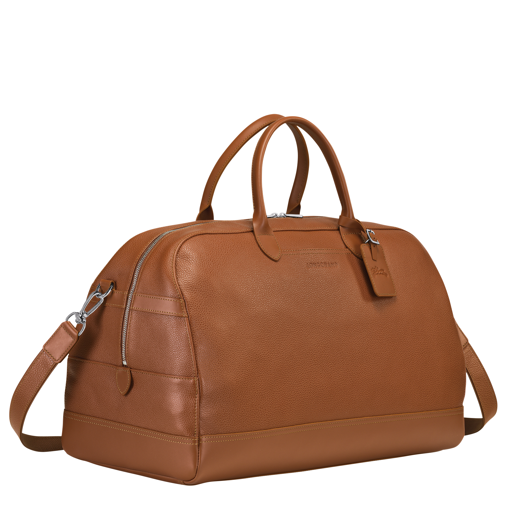 Le Foulonn&eacute; Travel bag L, Caramel