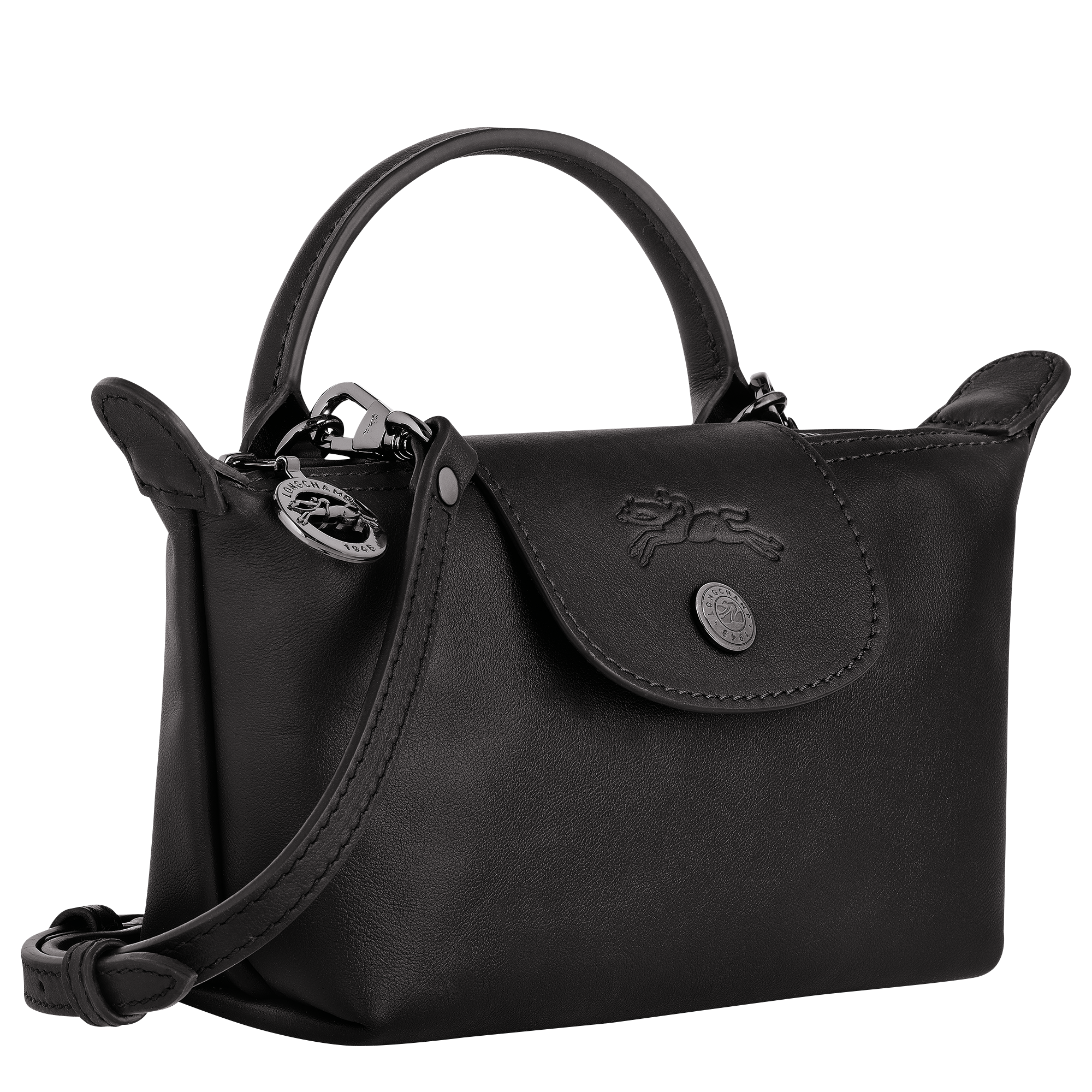 Pouch XS, Black - View 3 of 
        5 - zoom in Le Pliage Xtra Pouch XS, Black