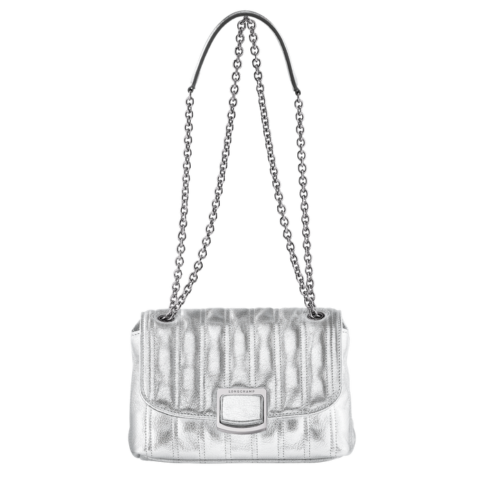 Crossbody bag S Brioche Métal Silver (10130HAN023) | Longchamp TH