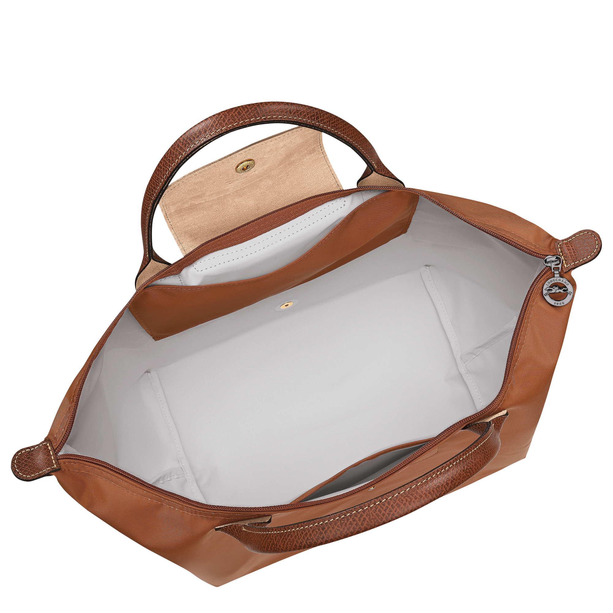 Le Pliage Original Handbag M, Cognac