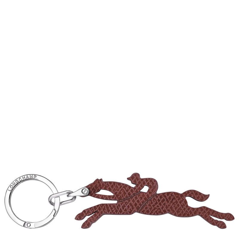 Le Pliage Original Key ring , Burgundy - Leather  - View 1 of  1