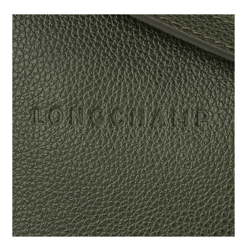 Le Foulonné S Crossbody bag , Khaki - Leather - View 5 of  5