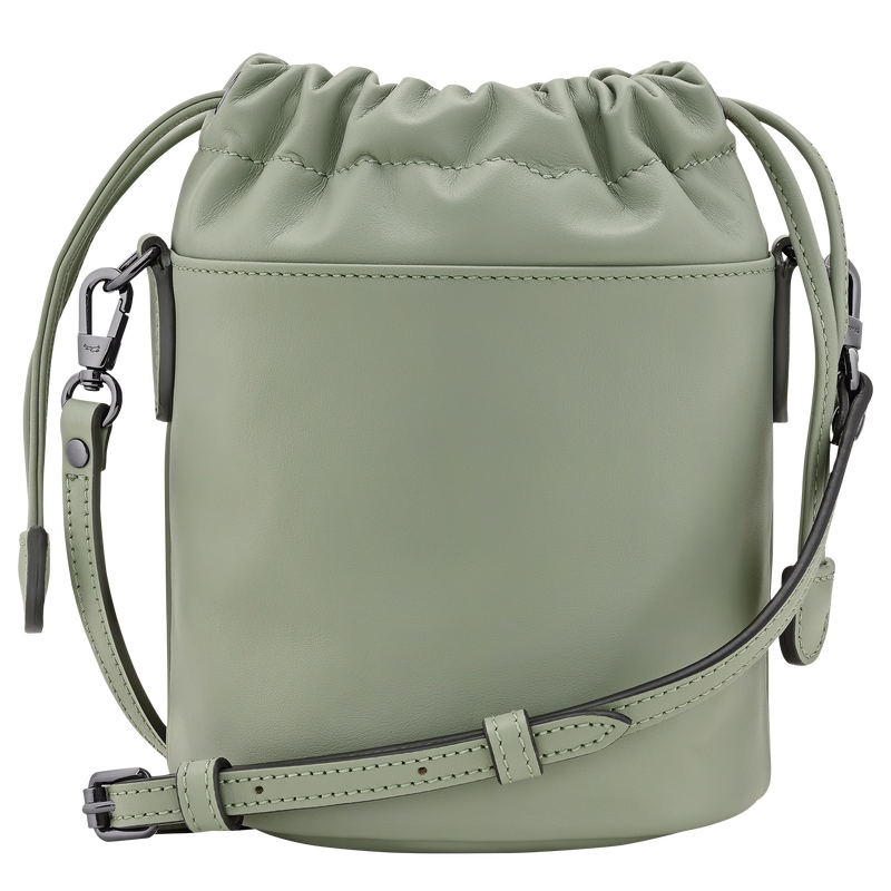 Le Pliage Xtra XS Bucket bag , Tundra - Leather  - View 3 of  5