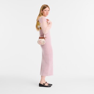 Le Pliage Filet XS Mesh bag , Ecru - Canvas