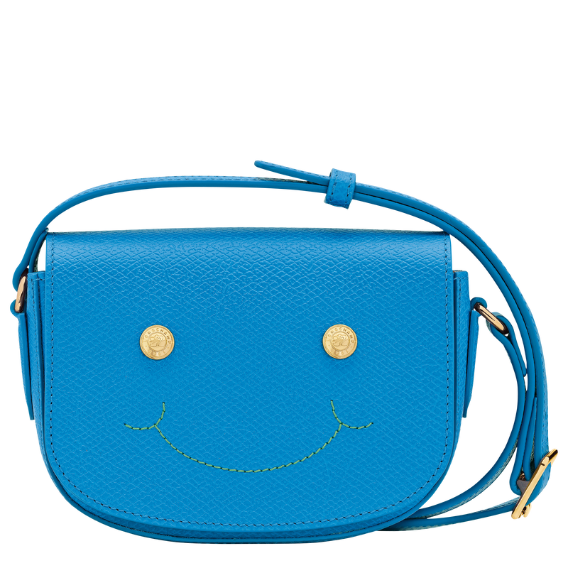 Epure XS Crossbody bag , Azure - Leather  - View 1 of  3