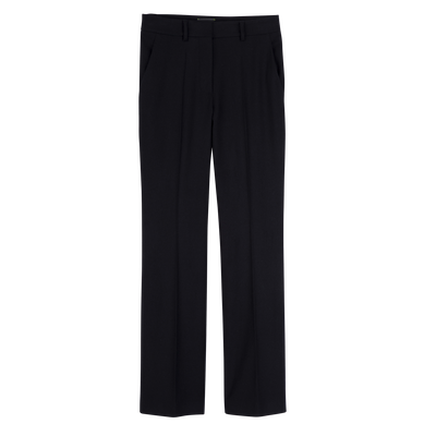 Trousers , Navy - Flannel