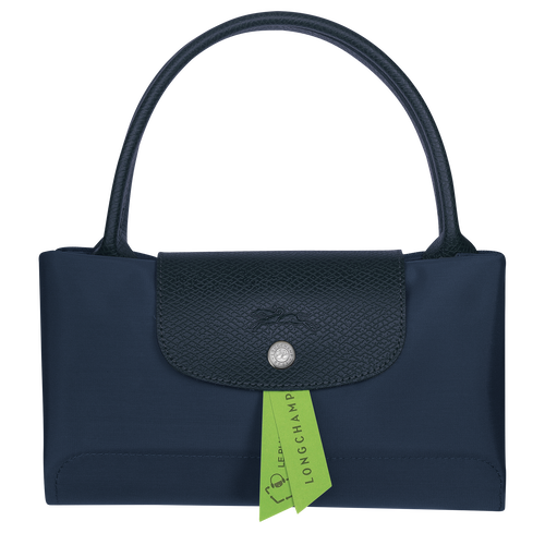 Le Pliage Green M Handbag , Navy - Recycled canvas - View 5 of  5