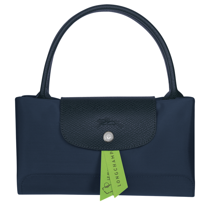 Le Pliage Green M Handbag , Navy - Recycled canvas  - View 5 of  5