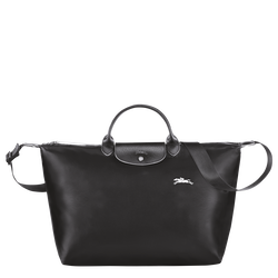 Le Pliage Alpin L Travel bag , Black - Canvas