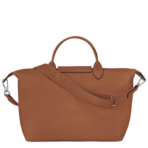 Le Pliage Xtra L Handbag , Cognac - Leather - View 4 of  5