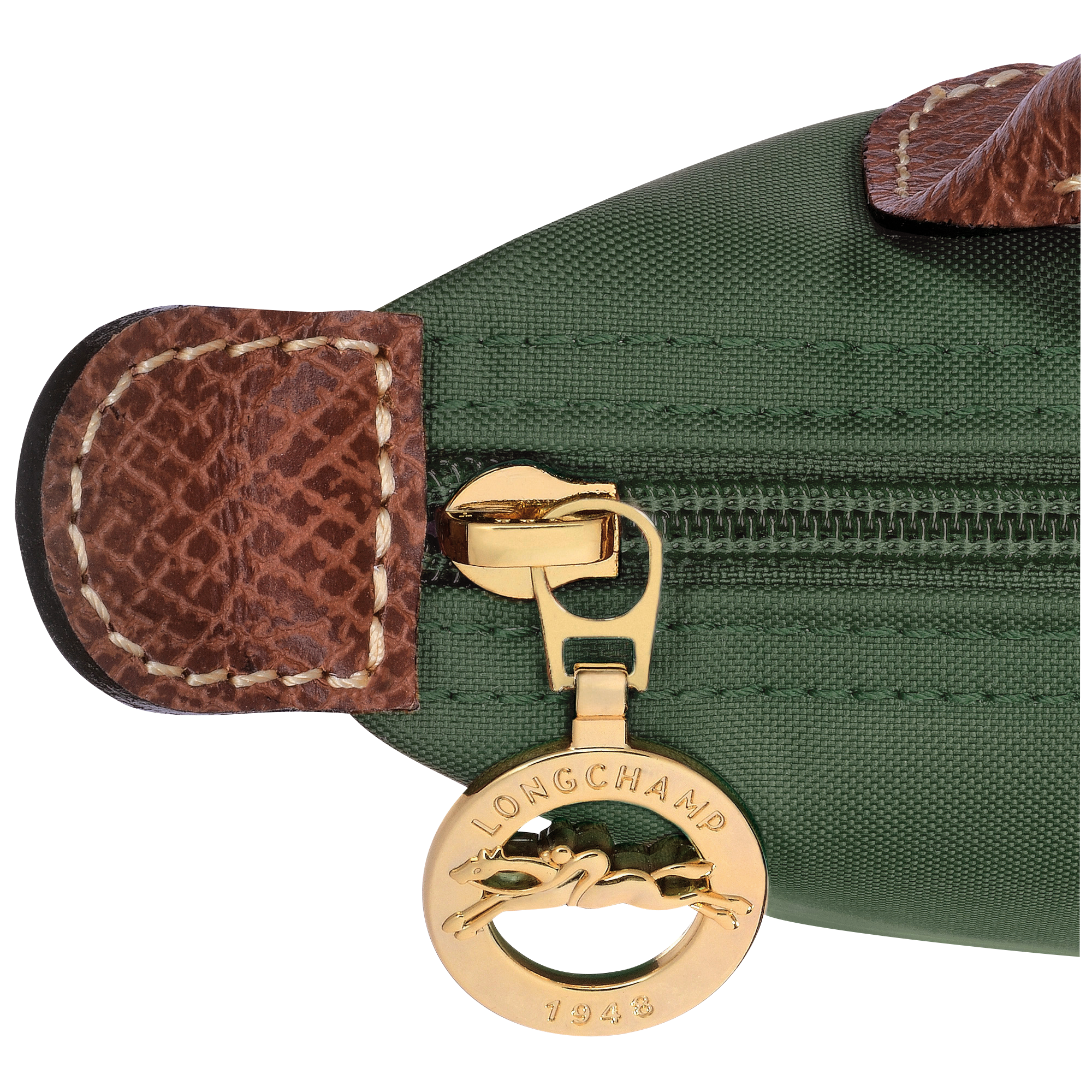 Pouch with handle, British Green - View 5 of
5 - zoom in Le Pliage Original Pouch with handle, British Green