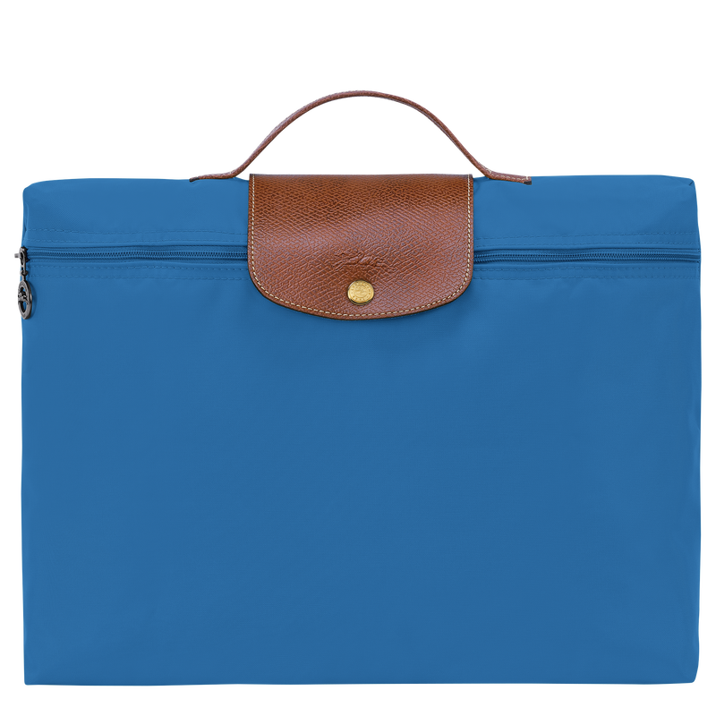 Le Pliage Original S Briefcase , Cobalt - Recycled canvas  - View 1 of  6