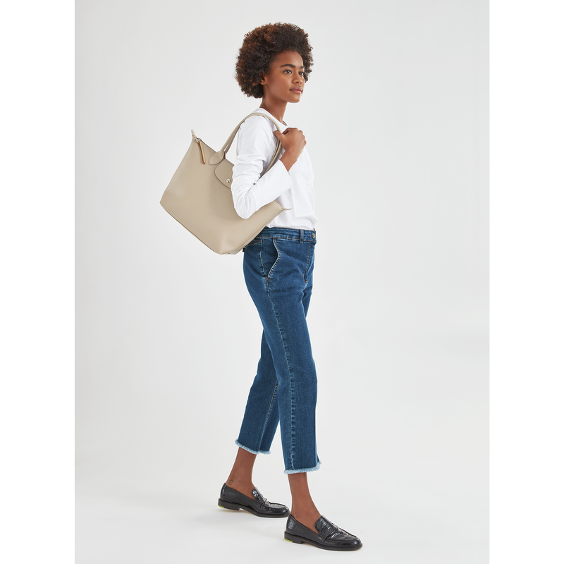 Le Pliage City M Tote bag Sand Canvas Longchamp TH