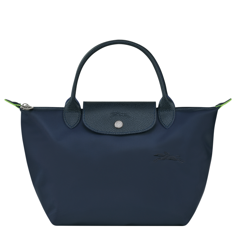 Le Pliage Green S Handbag , Navy - Recycled canvas  - View 1 of  5