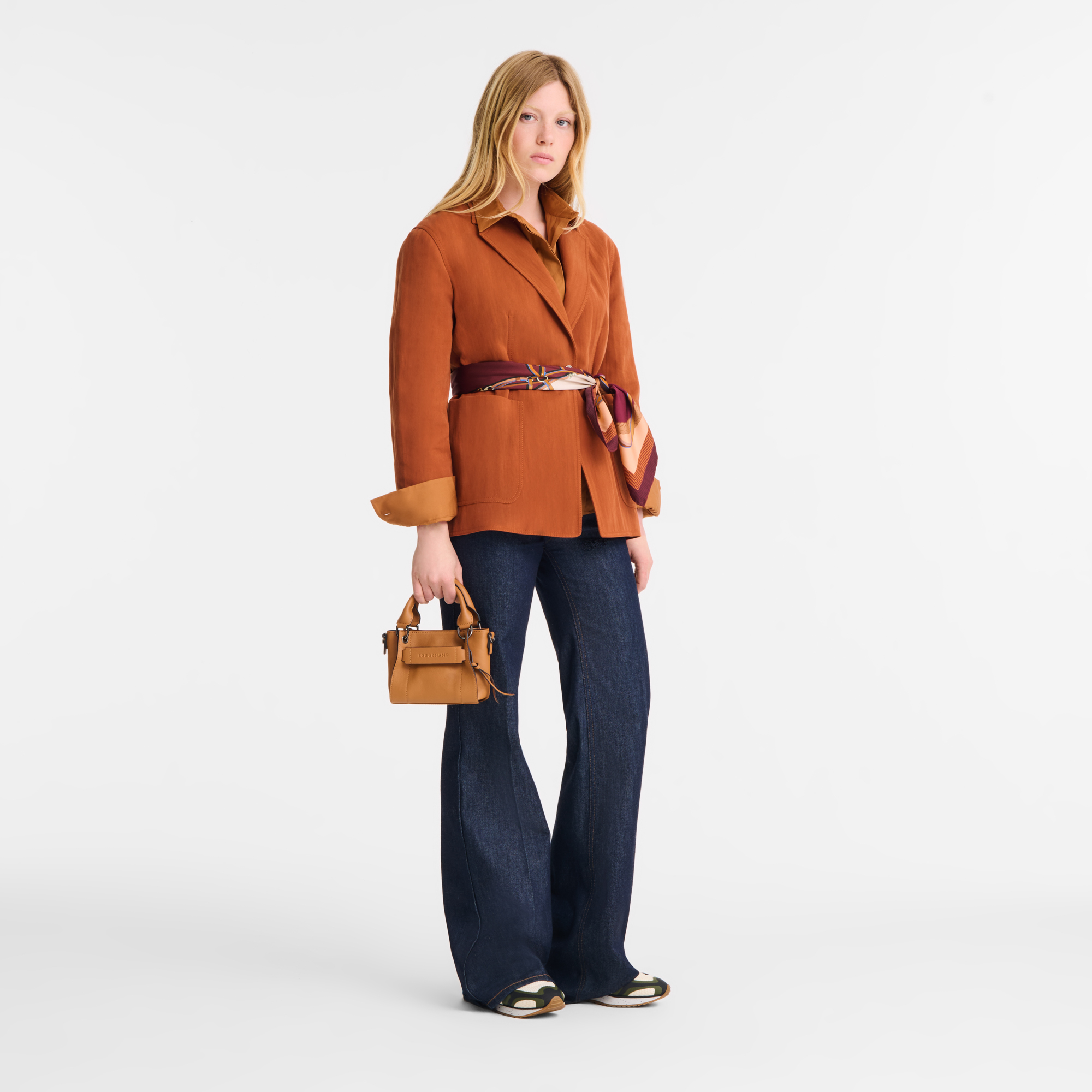 Handbag XS, Natural - View 2 of
6 - zoom in Longchamp 3D Handbag XS, Natural