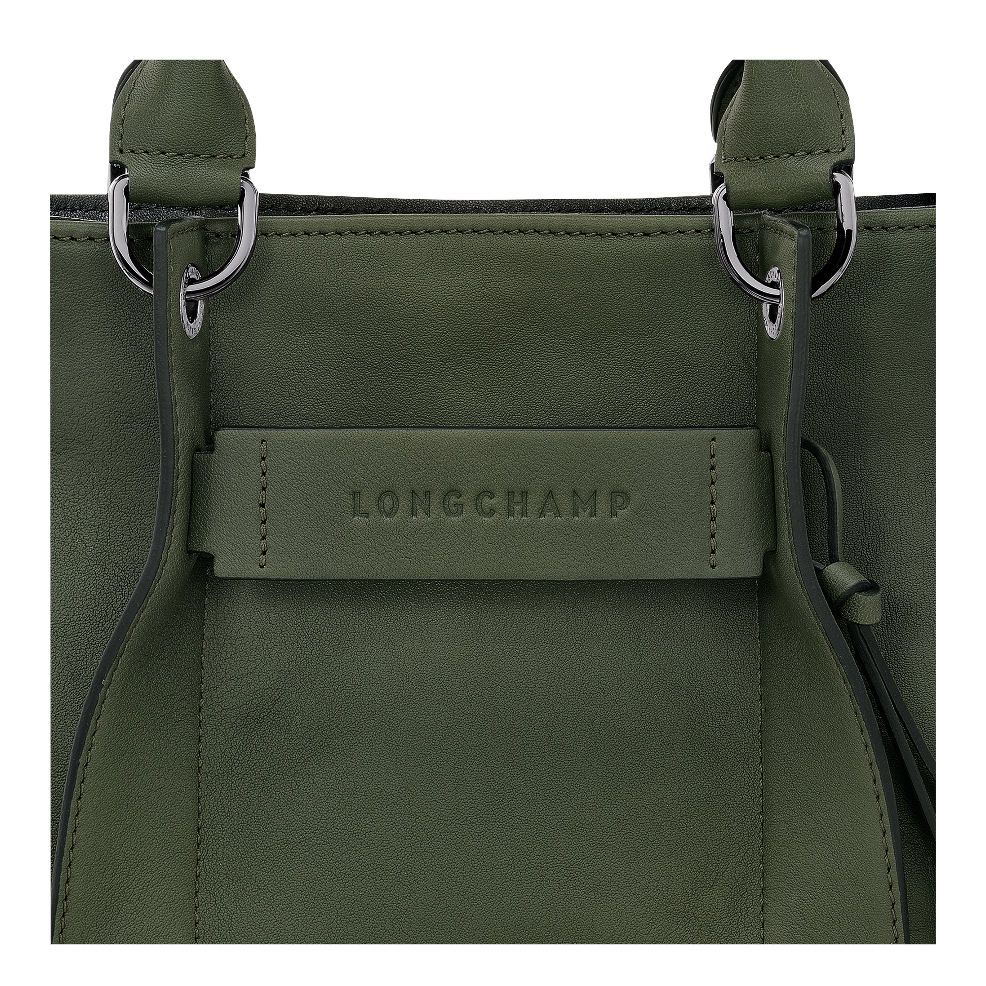 Handbag S, Khaki - View 5 of
5 - zoom in Longchamp 3D Handbag S, Khaki