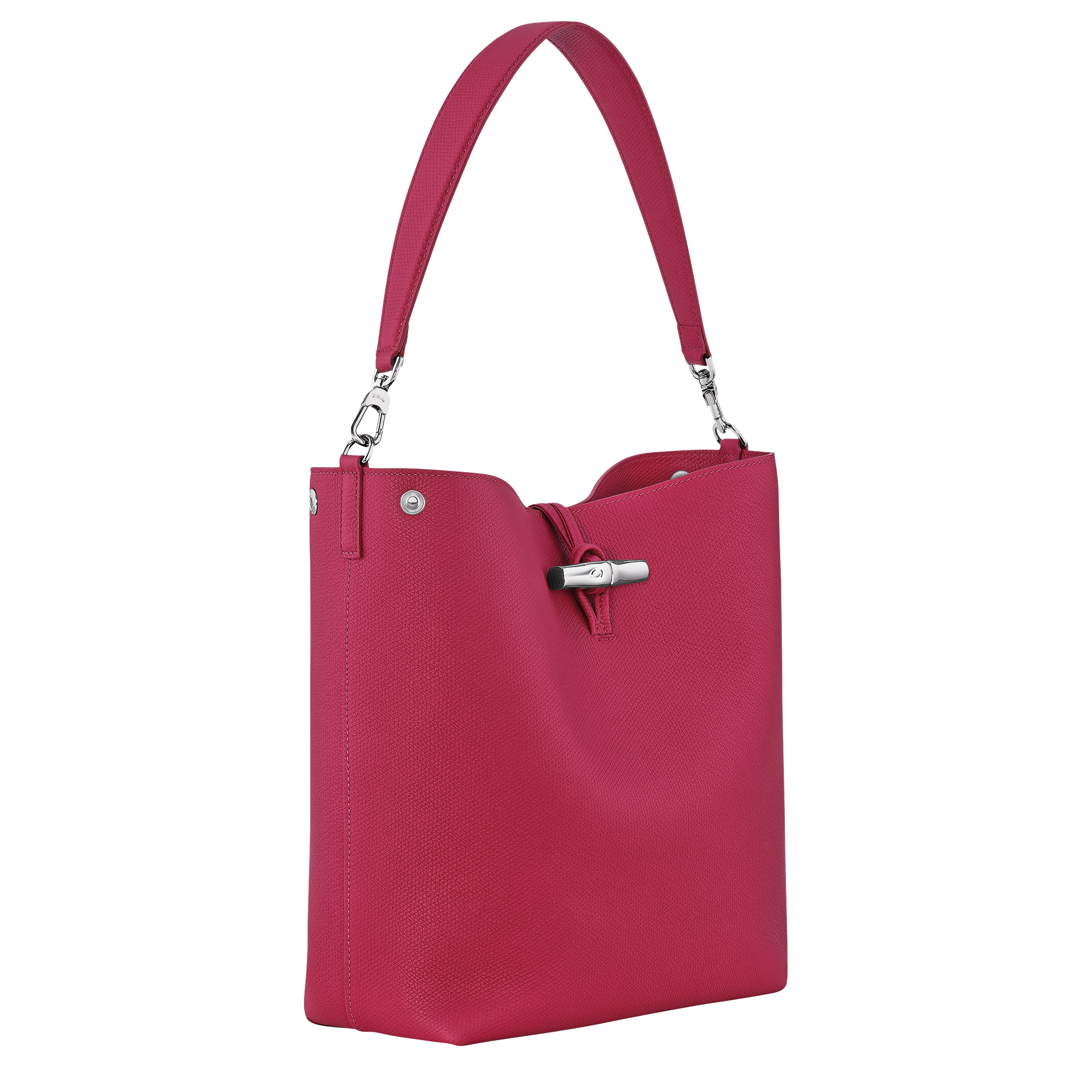 Shoulder bag M, Beetroot - View 3 of 
        6 - zoom in Le Roseau Shoulder bag M, Beetroot