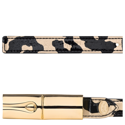 Le Roseau Ladies' belt, Black/Beige