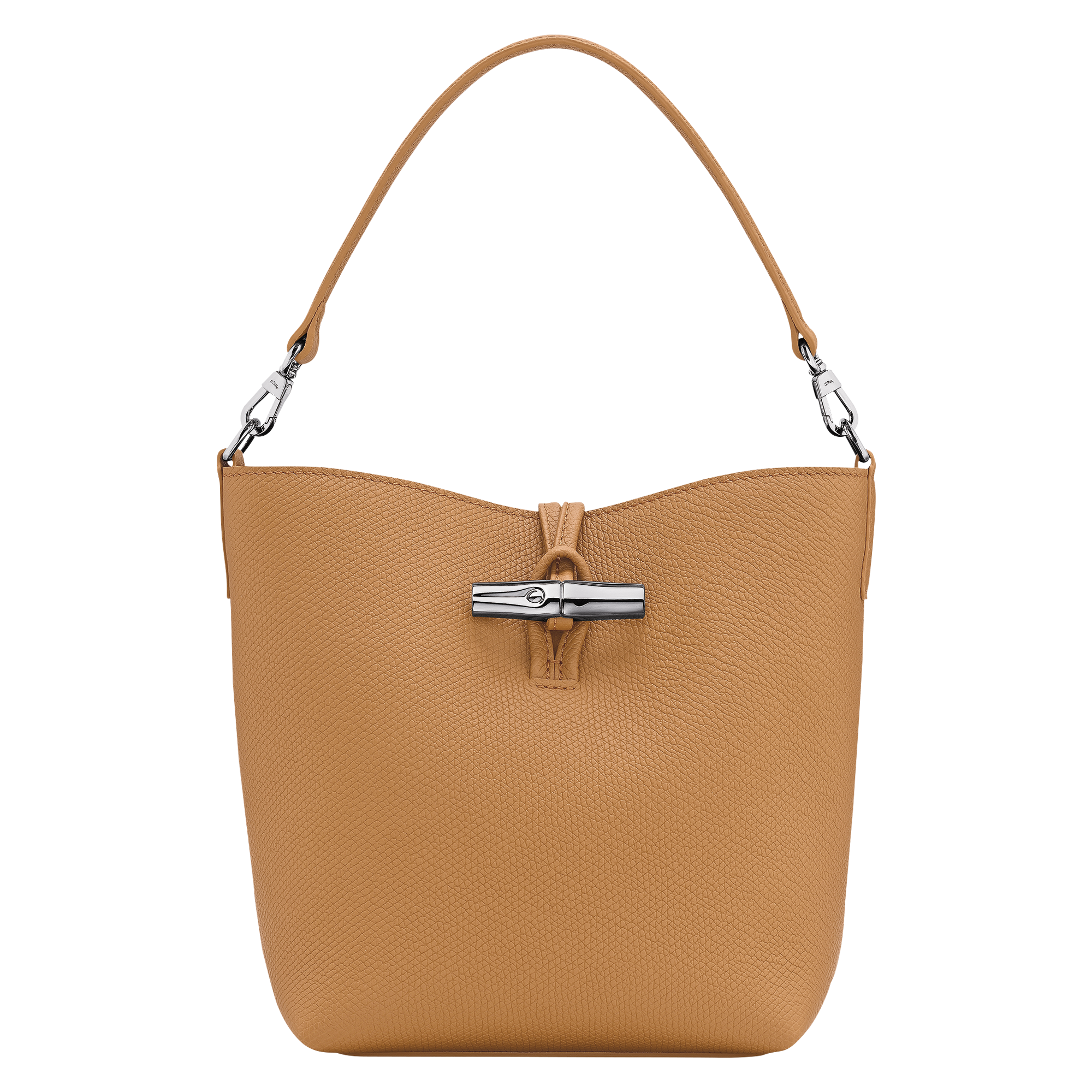 Bucket bag XS, Walnut - View 1 of
3 - zoom in Le Roseau Bucket bag XS, Walnut