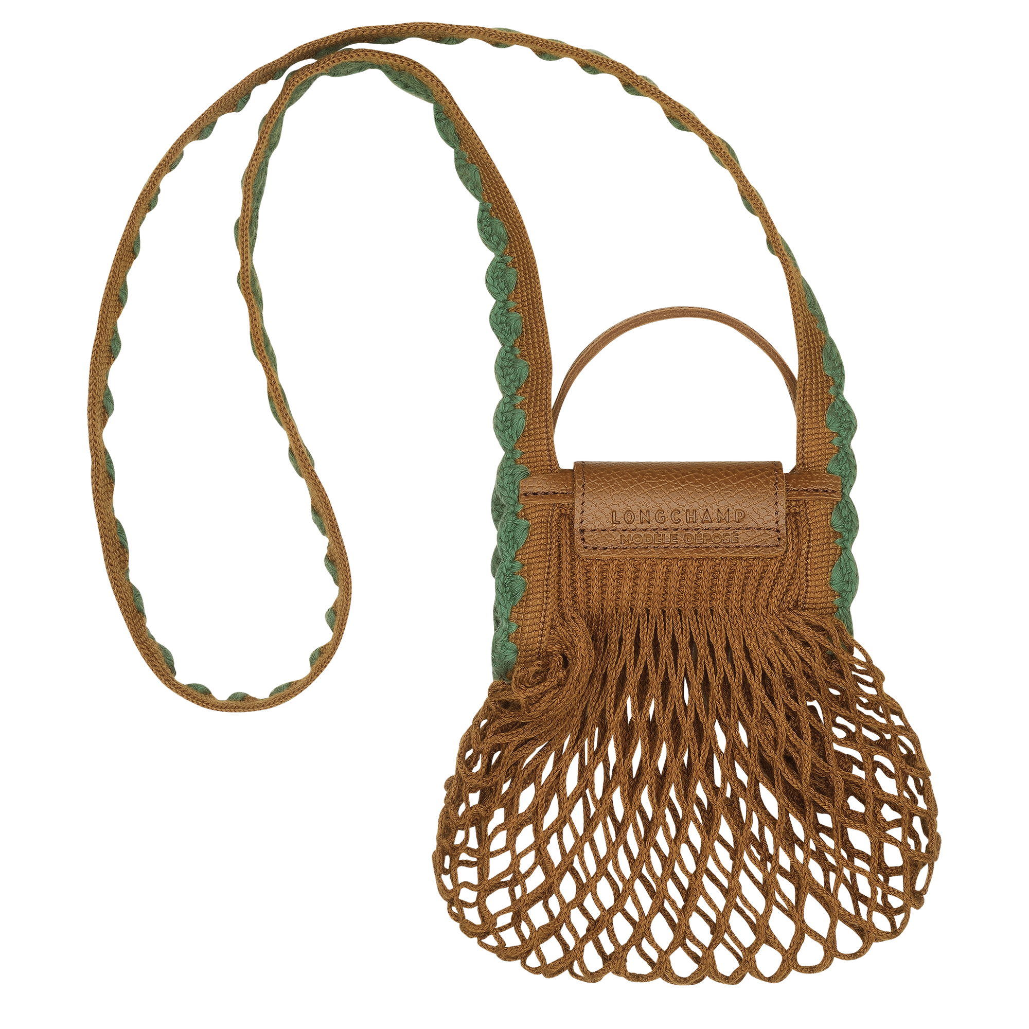 Mesh bag XS, Tobacco - View 3 of
3 - zoom in Le Pliage Collection Mesh bag XS, Tobacco